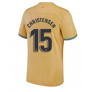 Barcelona Andreas Christensen #15 Bortatröja 2022-23 Kortärmad